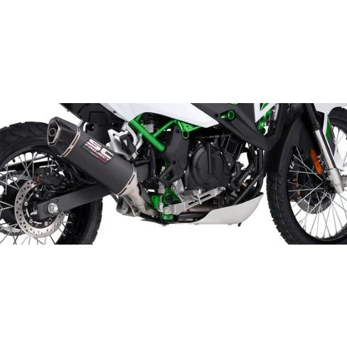 KLE500 2026 公道走行可 スリップオンサイレンサー SCプロジェクト SC1-X K46A-181Cの画像
