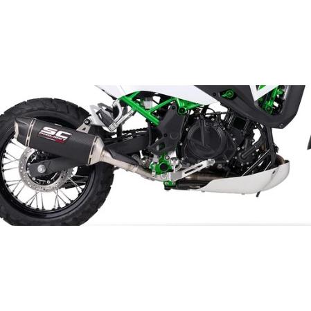 KLE500 2026 公道走行可 スリップオンサイレンサー SCプロジェクト SC1-X K46A-181Cの画像