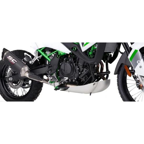 KLE500 2026 公道走行可 スリップオンサイレンサー SCプロジェクト SC1-X K46A-181Cの画像