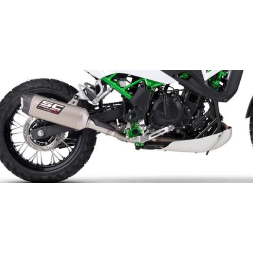 KLE500 2026 公道走行可 スリップオンサイレンサー SCプロジェクト SC1-X K46A-181Tの画像