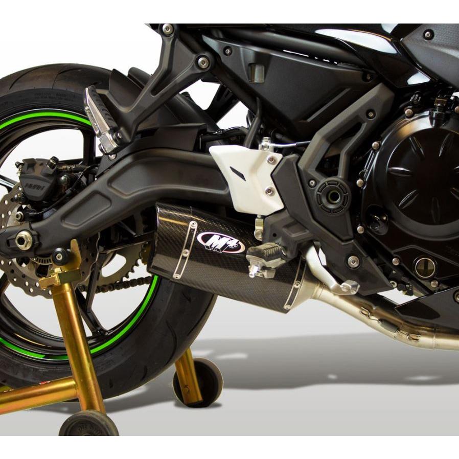 M4 Exhaust Ninja650 2017-2026 フルエキ カーボン KA6624