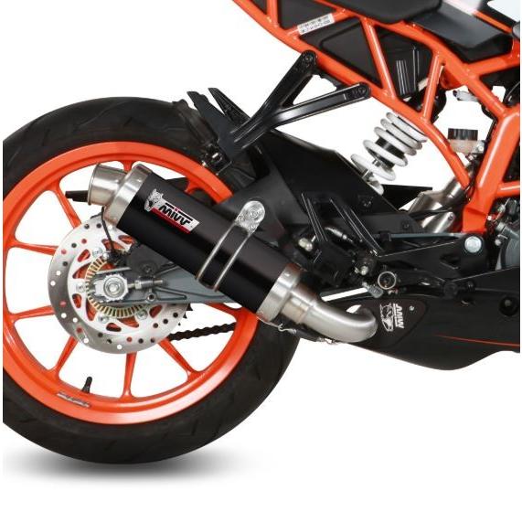 Mivv Exhaust KTM RC125 14-16 フルシステム GP BLACK ブラック