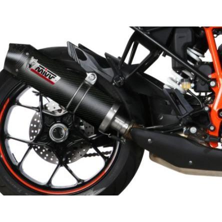 Mivv KTM 1290 スーパーデュークGT 16-24 スリップオン OVAL カーボン