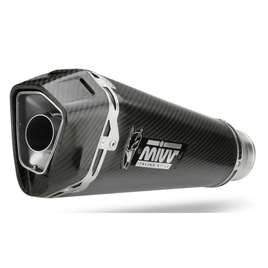 Mivv KTM 1290 スーパーデュークR 20-23 スリップオン DELTA RACE カーボン KT.026.LDRCの画像