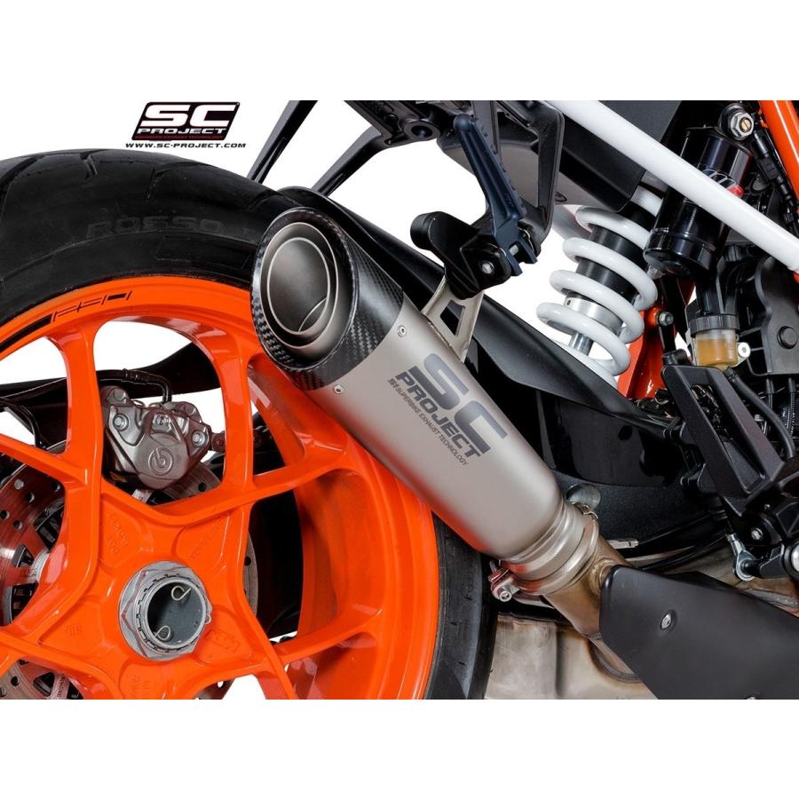 SCプロジェクト KTM 1190 アドベンチャー チタンスリップオン (消音バッフル付属) KTM08A-86Tの画像
