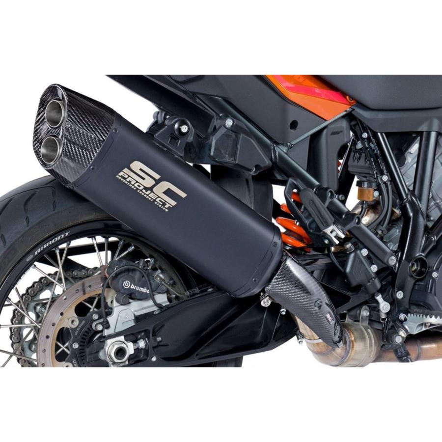 SCプロジェクト KTM 1290スーパーアドベンチャー 17-20 アドベンチャーエキゾースト”ブラックエディション” KTM08B-86MB
