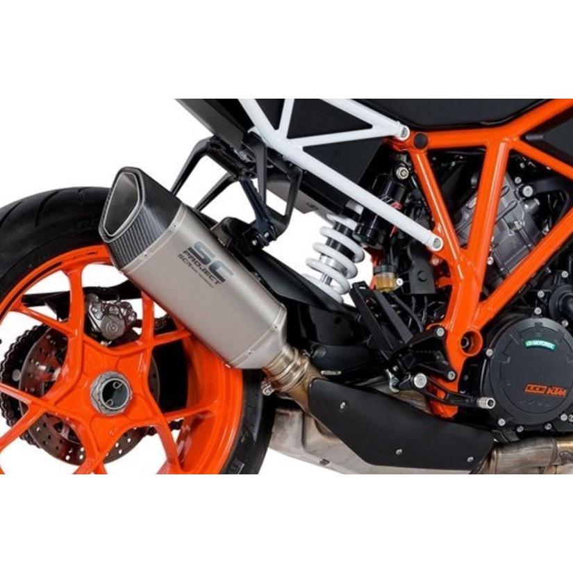 SCプロジェクト KTM 1290 スーパーデューク R 17-19 公道走行可 SC1-R スリップオン KTM10B-90T