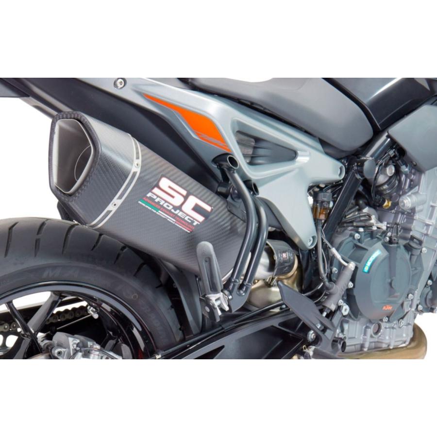 SCプロジェクト KTM 790 DUKE '18-20 公道走行可 SC1-R スリップオンサイレンサー KTM12A-91Cの画像