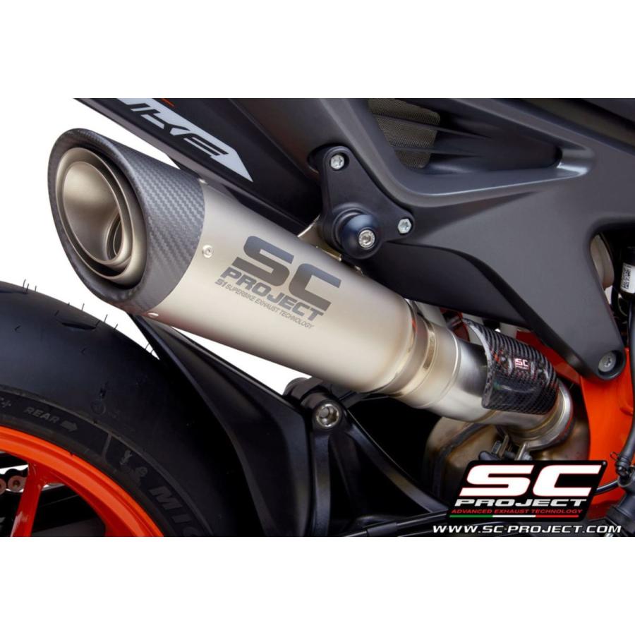 SCプロジェクト KTM 890 DUKE 20-23 S1スリップオンサイレンサー KTM12C-41T