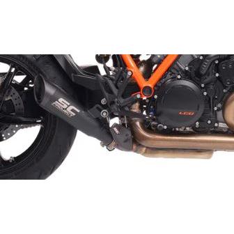 1390 スーバーデュークR/EVO 24-26 スリップオン SCプロジェクト S1 "ブラックエディション" KTM21A-41MBの画像