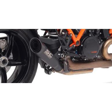 1390 スーバーデュークR/EVO 24-26 スリップオン SCプロジェクト S1 "ブラックエディション" KTM21A-41MBの画像