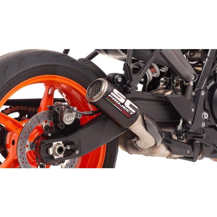 990DUKE 24-26 スリップオンサイレンサー SCプロジェクト CR-T KTM22A-36CRの画像