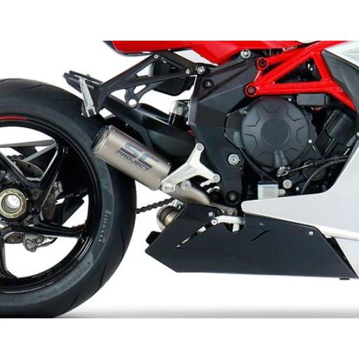 SCプロジェクト MVアグスタ F3 800 R 23-24 CR-T スリップオン \u0026 ″S″ 字フルチタン リンクパイプ M08A-LT36T_2