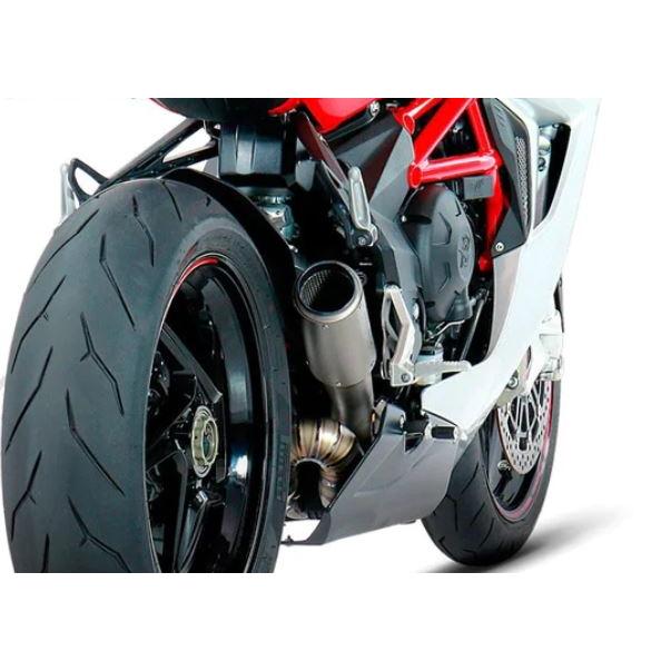 SCプロジェクト MVアグスタ F3 800 R 23-24 CR-T スリップオン \u0026 ″S″ 字フルチタン リンクパイプ M08A-LT36T_1