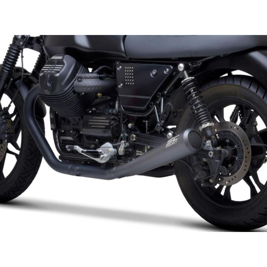 SCプロジェクト モトグッチ V7 III 17-20 コニック '70s RACING スリップオン  MG02-42A70SMBの画像