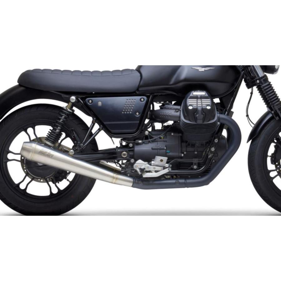SCプロジェクト モトグッチ V7 III 17-20 コニック スリップオン MG02 