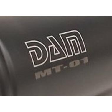 ヤマハMT-01 DAM スリップオン マフラー DAM MT-01 2005-2012 デュアルスリップオン ブラック CAP3 MT01-10CR