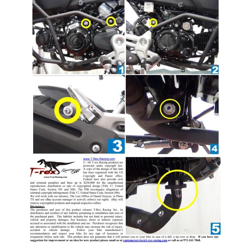 T-Rex Racing Grom 2021-2025 エンジンガード アドベンチャー