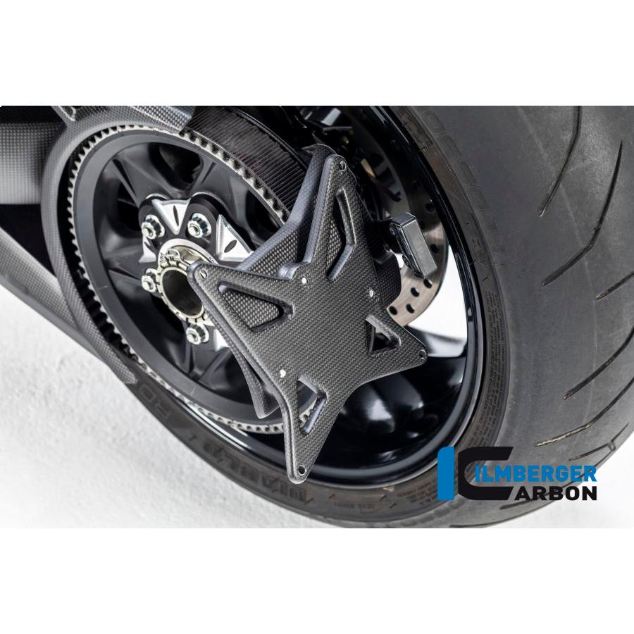 Ilmberger XDiavel /S 16-19 ライセンスプレートホルダー(艶なし) NHO.102.XD16M.K