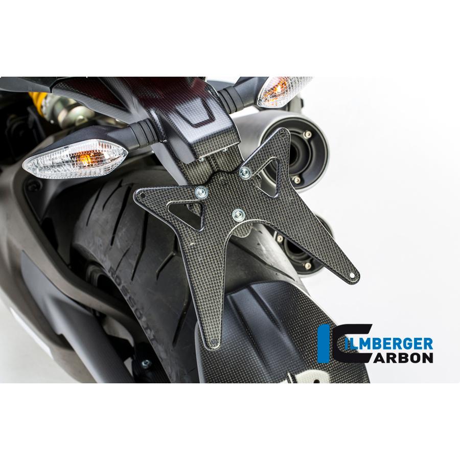 Ilmberger Monster 1200/S 14-16 ナンバープレートホルダー(艶
