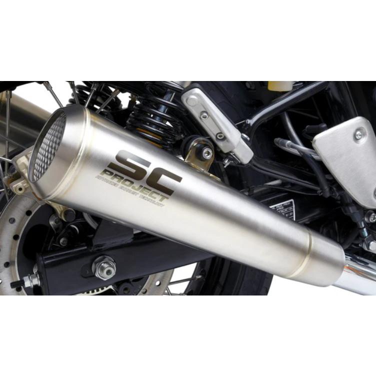 Continental GT650 19-25 ヴィンテージコニック '70s スリップオンサイレンサー SCプロジェクト RE01A-37A70Sの画像