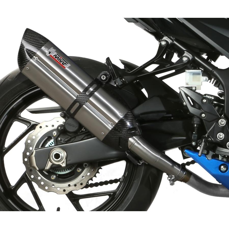 Mivv GSX-S750 2017-2021 スリップオン SUONO BLACK ブラックステンレス S.048.L9