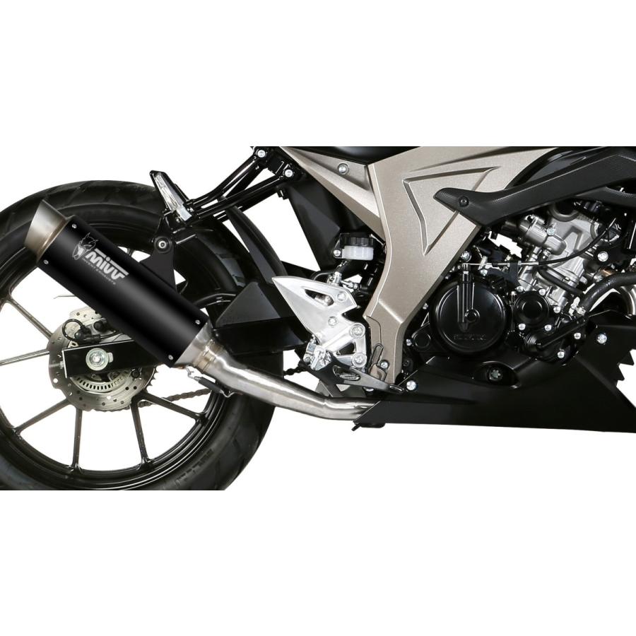 Mivv GSX-S125 2017-2021 フルシステム GP PRO BLACK(触媒あり