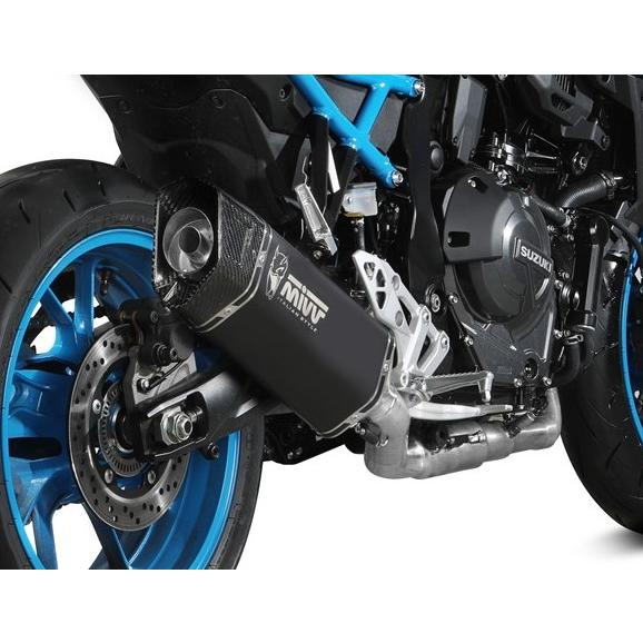 Mivv GSX-8R 2024-2025 フルシステム SR1(触媒なし) ステンブラック S