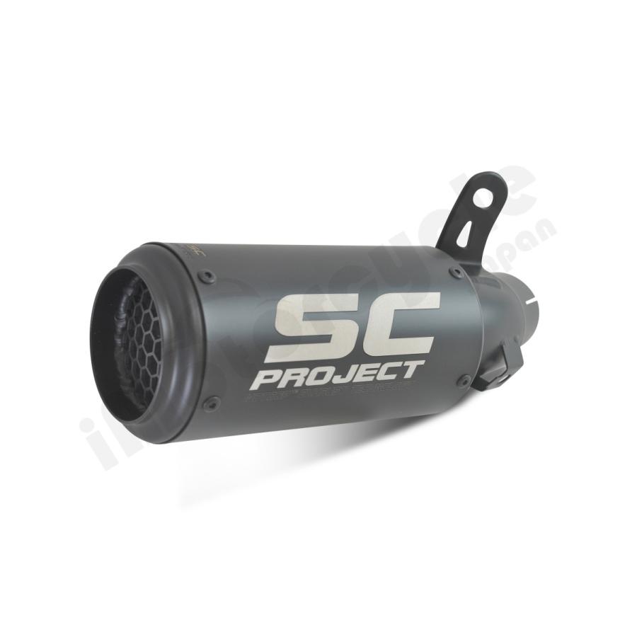 公道走行可 Suzuki Katana 19-21 SC Project CR-T スリップオン "ブラックエディション" S11B-36MBR_5