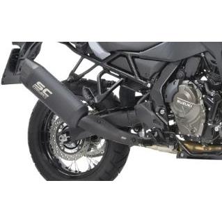 V-Strom 800 DE/SE 23-25 公道走行可 スリップオン SCプロジェクト \"ブラックエディション\" アドベンチャー S22A-85MBの画像
