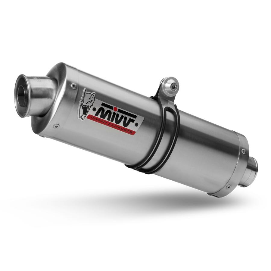 Mivv Exhaust Triumph Tiger1050 07-13 スリップオン OVAL ステンレス T.007.LX2