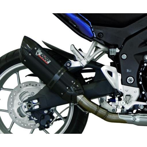 Mivv Exhaust Triumph Tiger1050 07-13 スリップオン ローポジション SUONO BLACK ブラックステンレス T.010.L9_1