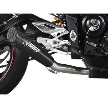 Mivv トライアンフ Street Triple S 17-23 スリップオン X-M5 BLACK