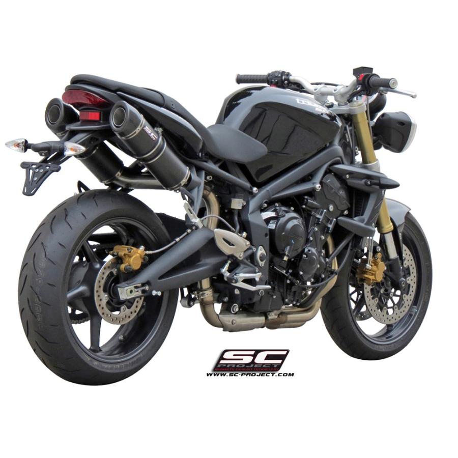 SCプロジェクト GPテック サイレンサー TRIUMPH STREET TRIPLE 675 07 