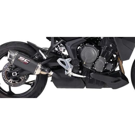 TIGER SPORT 800 25-26 公道走行可 スリップオンサイレンサー SCプロジェクト SC1-X T30A-180Cの画像