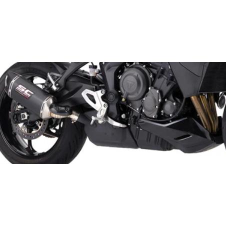 TIGER SPORT 800 25-26 公道走行可 スリップオンサイレンサー SCプロジェクト SC1-X T30A-180Cの画像