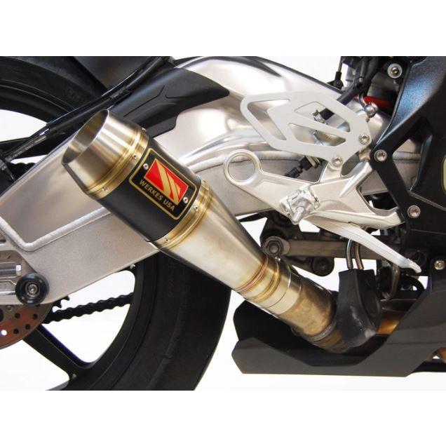 Competition Werkes S1000RR 2015-2016 スリップオン 黒いこと真っただ中 WB1001-BC バイク-スリップオンマフラー