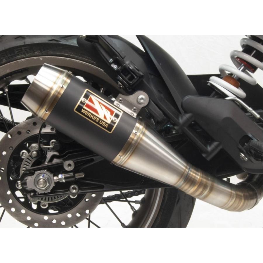 Competition Werkes Vitpilen401 2020-2023 スリップオン フルブラック WHV402-BV