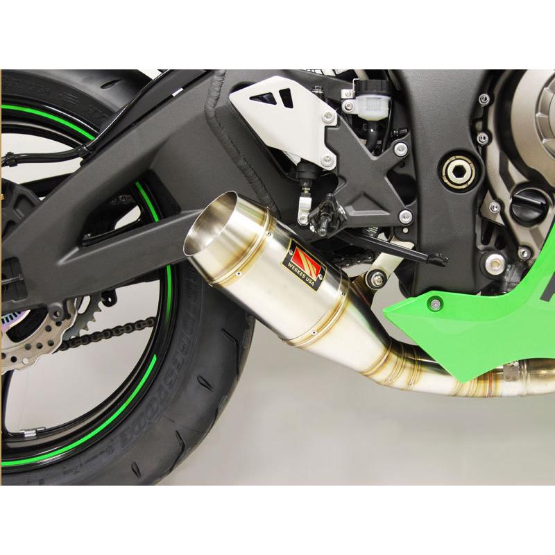 Competition Werkes ZX-10R 2011-2015 スリップオン ブラッシュステンレス WK1003-S