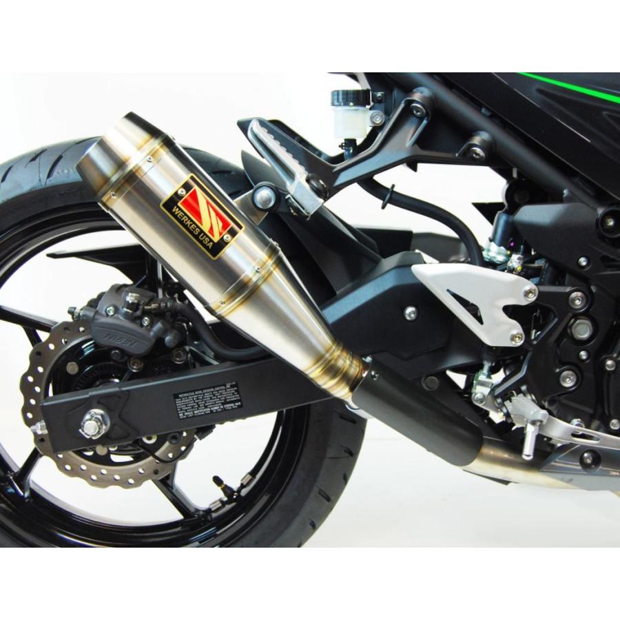 Competition Werkes Ninja400 2018-2024 スリップオン ブラッシュステンレス WK400-S