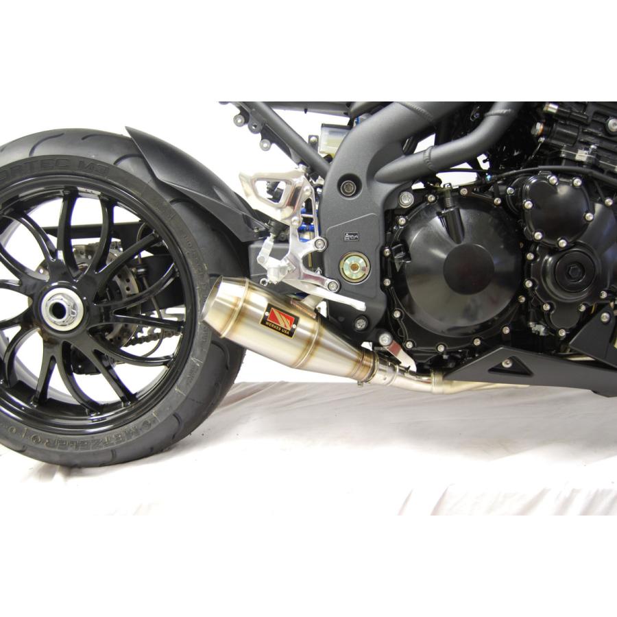 Competition Werkes トライアンフ スピードトリプル 2008-2010 ステンレススリップオン WT1050-S