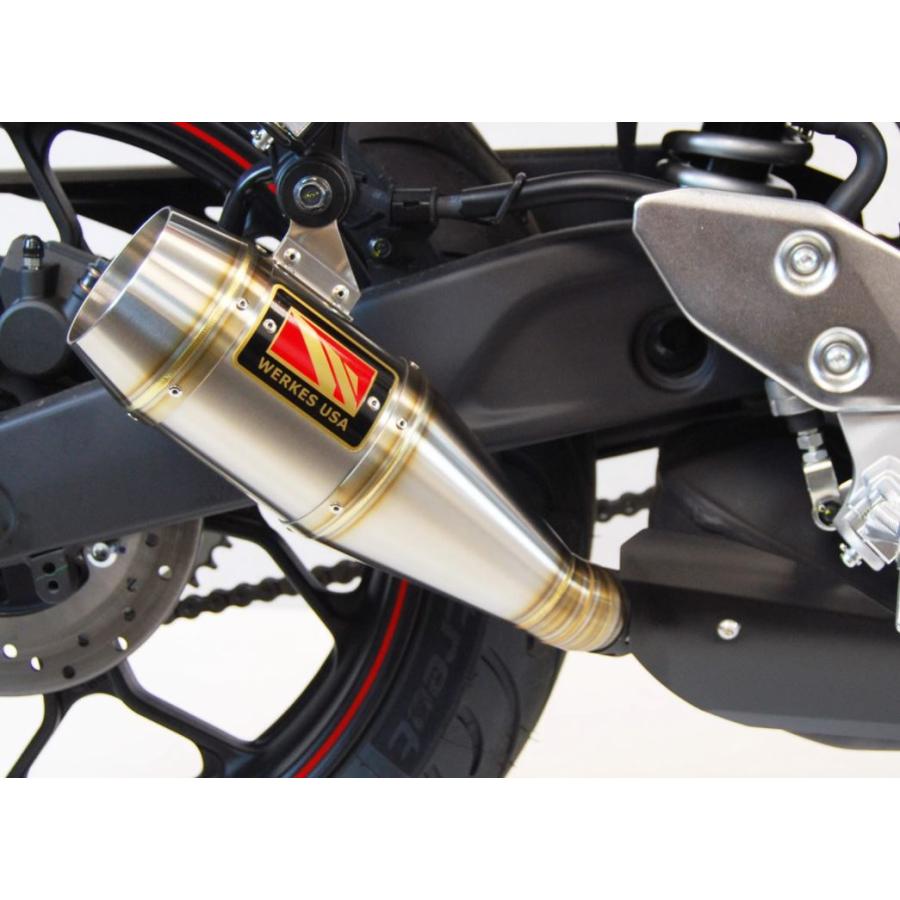 Competition Werkes YZF-R3 2015-2023 スリップオン ブラッシュステンレス WY300-S