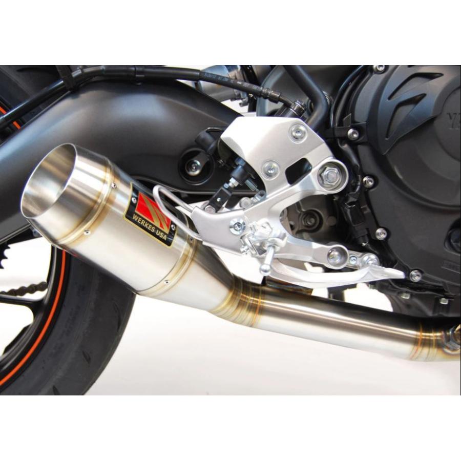 Competition Werkes MT-09(FZ-09) 2014-2020 スリップオン ブラッシュステンレス WY900-S