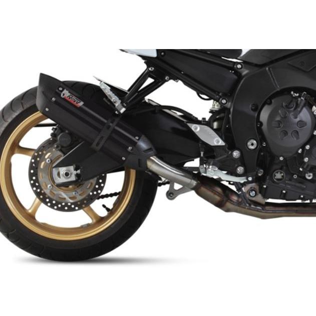 Mivv Exhaust FZ8 10-16 スリップオン SUONO BLACK ブラックステンレス Y.033.L9