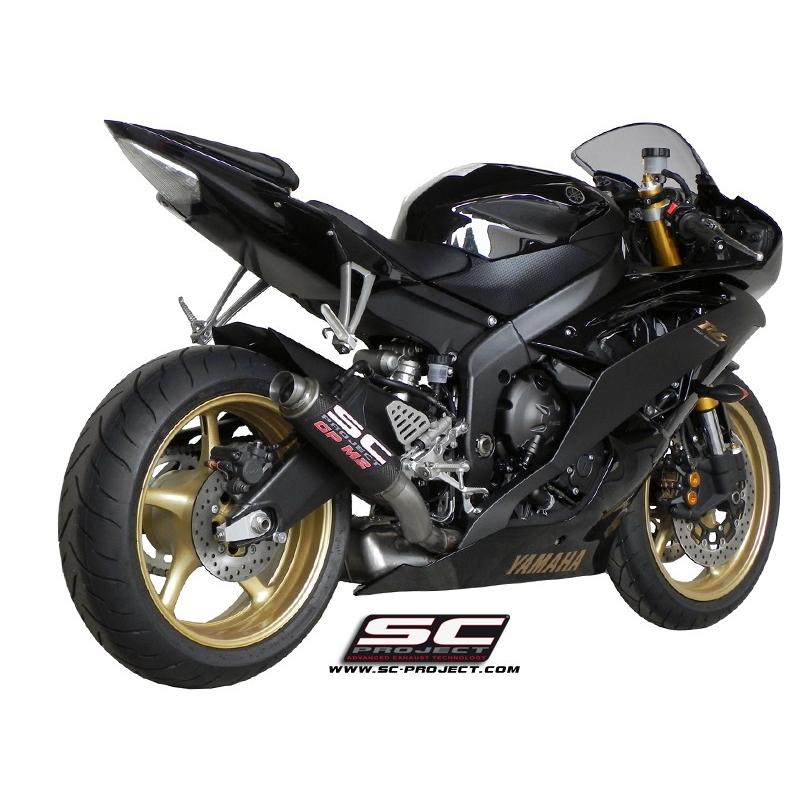 SCプロジェクト R6 スリップオン SCプロジェクト YAMAHA YZF-R6 07-14 GP M2 ハイポジション スリップ
