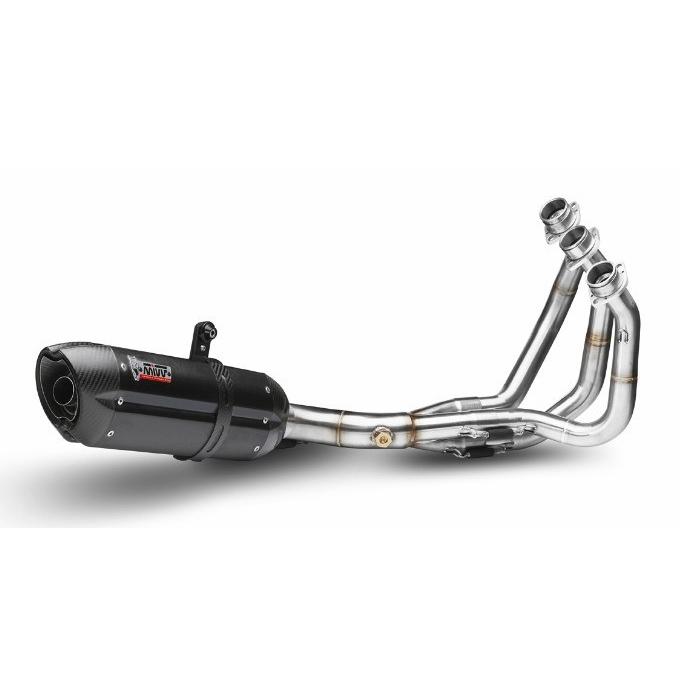 Mivv Exhaust MT-09(FZ-09) 13-20 フルシステム SUONO BLACK (触媒付き) ステンレスブラック Y.042.L9+ACC.044.A1