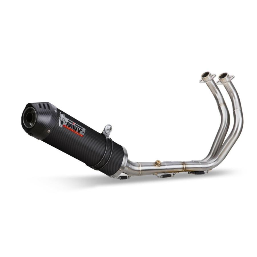 Mivv Exhaust MT-07(FZ-07) 14-24 フルシステム OVAL(触媒なし