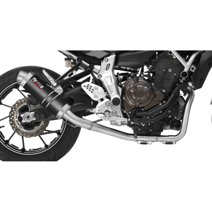 Mivv Exhaust MT-07(FZ-07) 14-24 フルシステム (触媒あり) GP ハイポジション カーボン Y.045.L2S+ACC.042.A1