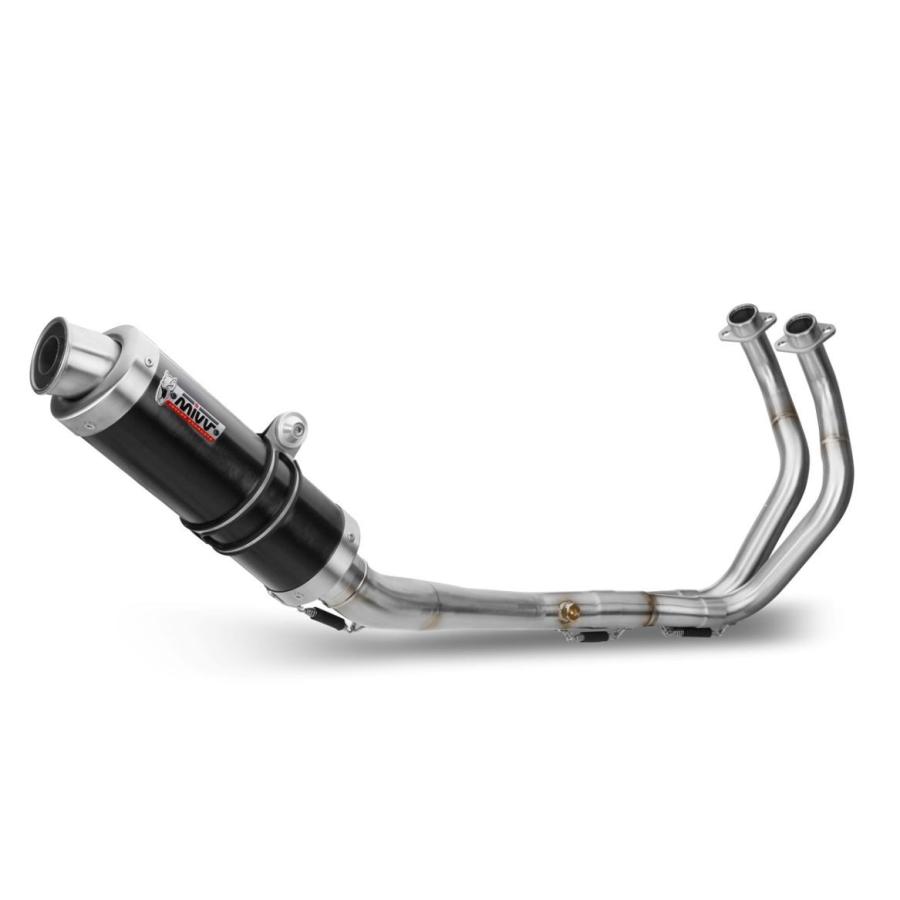 MIVV MT-07　フルエキ　マフラー Mivv Exhaust MT-07(FZ-07) 14-24 フルシステム (触媒なし) GP BLACK