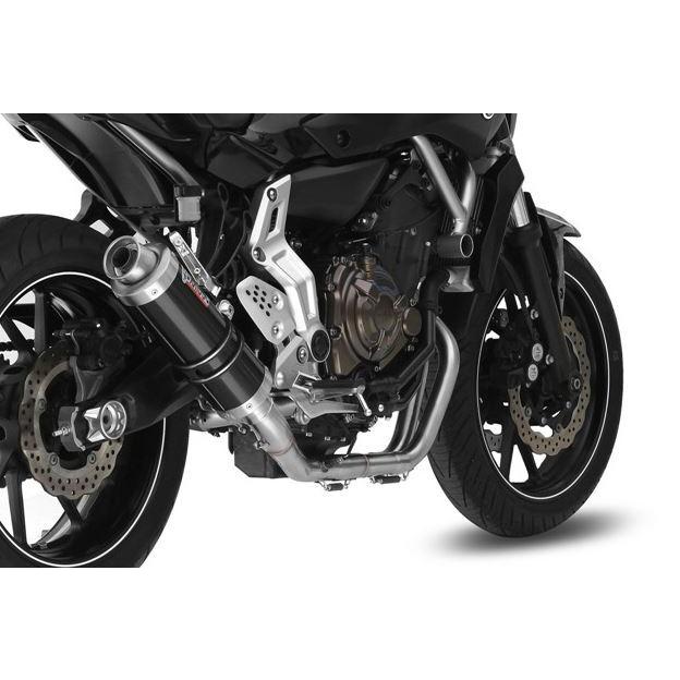 MIVV MT-07　フルエキ　マフラー Mivv Exhaust MT-07(FZ-07) 14-24 フルシステム (触媒あり) GP BLACK